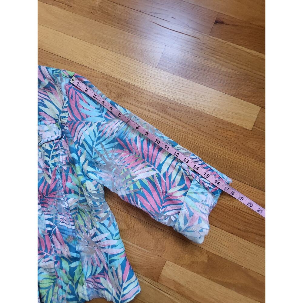 Ruby Rd Palm Print Jacket 14 - Picture 5 of 10
